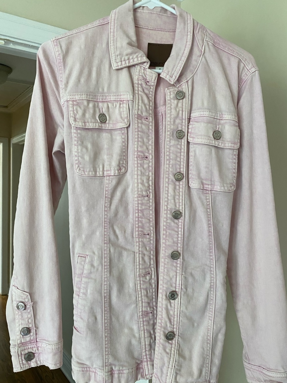 Maurices Pale Pink Denim Jacket